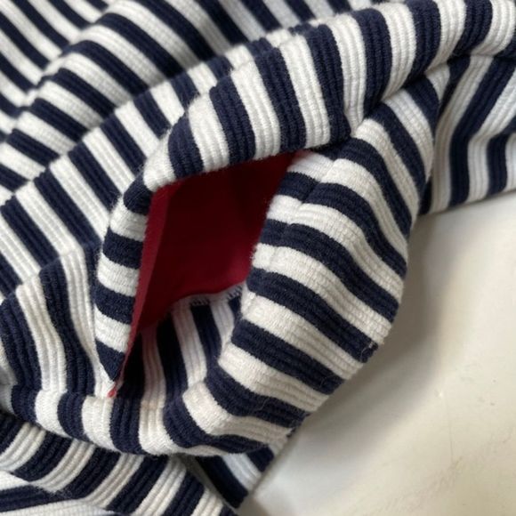 Lilly Pulitzer Little Charlene Navy Stripe Dress Girls Size XL 12/14 - Picture 6 of 10